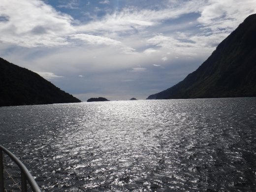 where the sound meets the Tasman Sea