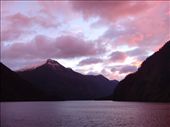 Sunset on Doubtful Sound: by capecodkiwi, Views[176]