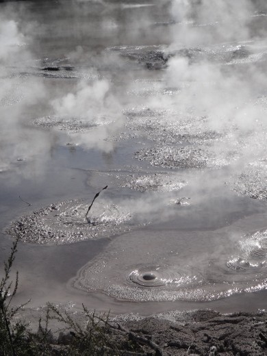 mud pools