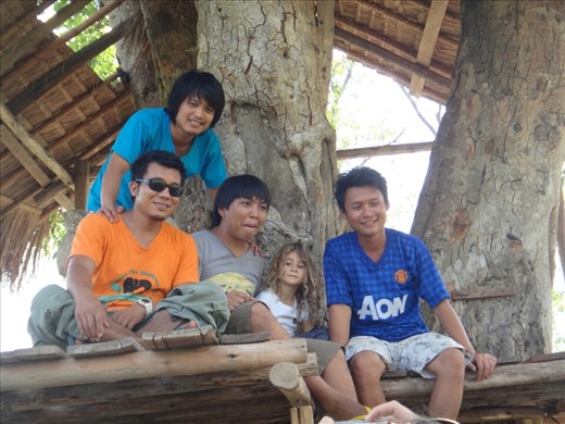 Volunteer coordinators. They escorted us around the park and worked with us. 