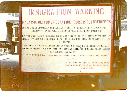 Entering Malaysia from Singapore.  Johore Strait bridge.