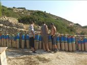 The Fireworks petards had just been taken out of the warehouse and an inspection is being carried out before loading them onto the truck for transportation to the fields from where they will be let off. The final lineup is the fruit of some 9 months of voluntary hard labour.: by carlo216216, Views[902]