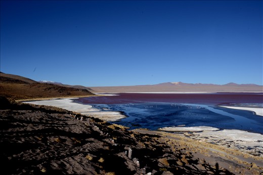This beautiful lagoon acquires this amazing red colouring from a type of algae