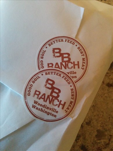 Local, grass-fed beef roast.