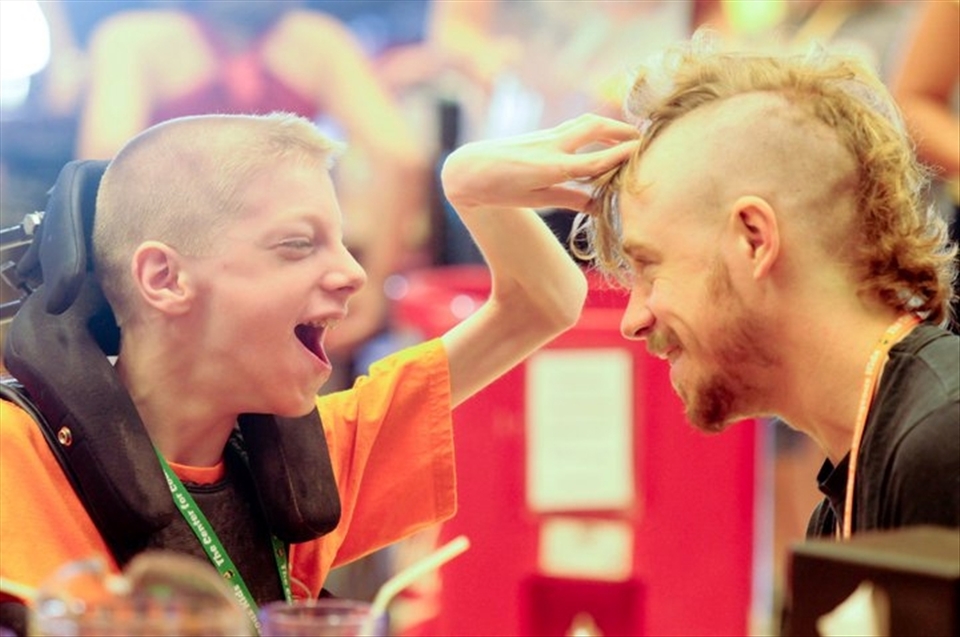 A mentor and his buddy bond.