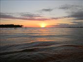 Sunset on the mouth of the Rio Grande de Tarcoles looking out towards the Pacific Ocean.: by cayman_adventurer, Views[206]