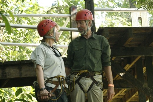 Dubious but definitely having fun!