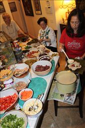 Our table topped with all of the ingredients for a Colombian tamale: by cbos, Views[123]