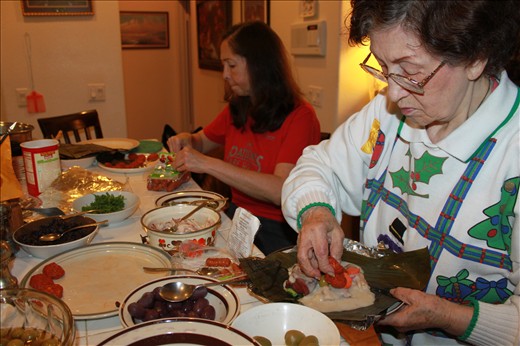 Carefully adding the precise amount of each ingredient