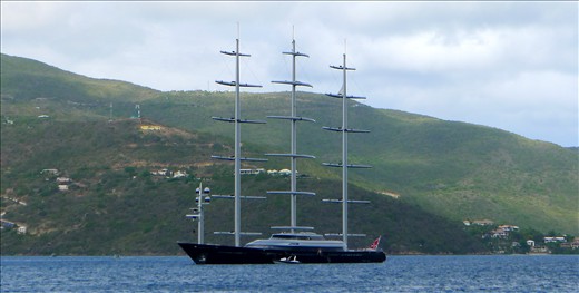 Maltese Falcon in Gorda Sound
