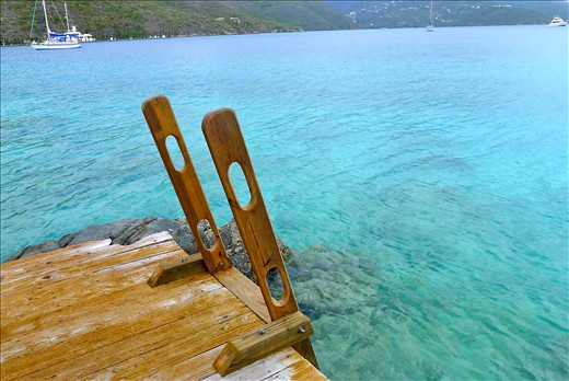 Beautiful blue water