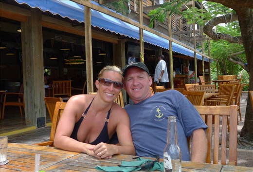 Our Captain, Warren and his lovely wife, Marissa