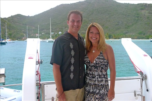 Last night at Jost Van Dyke - before all hell broke loose