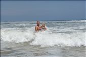 Jackson and Daddy playing in the waves: by ccandj6monthsaway, Views[896]