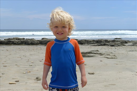 Our happy little surfer boy