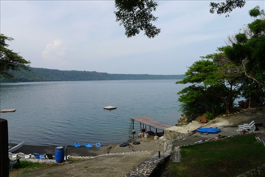 View from Monkey Hut across Laguna de Apoyo