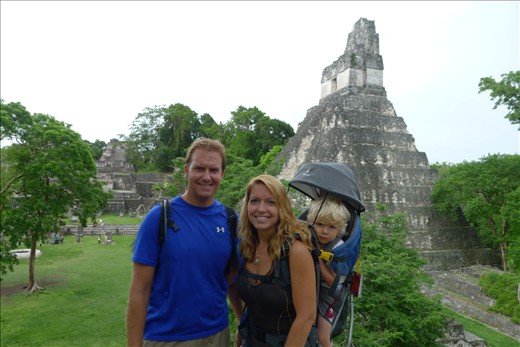 First sight of Temple I - Tikal