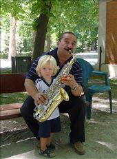 Making friends at the park - J now asks for $ to give people when he hears music: by ccandj6monthsaway, Views[771]