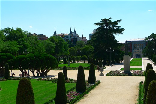 Gardens in Madrid