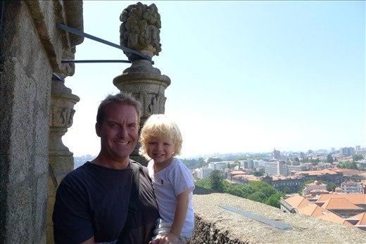 Atop Porto's largest tower - the first of many