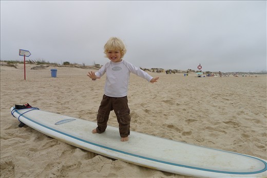 The only surfing happening in Peniche