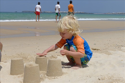 Sand Castles in Peniche
