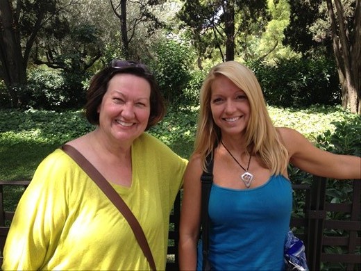 Waiting to get into Sagrada Familia