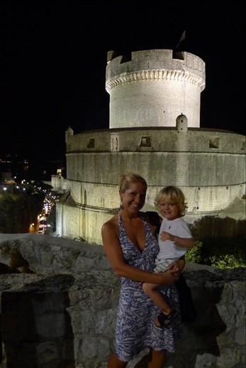First night at the Old Town Wall - Dubrovnik