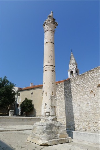 Tower of Shame in Zadar - I had to take pic