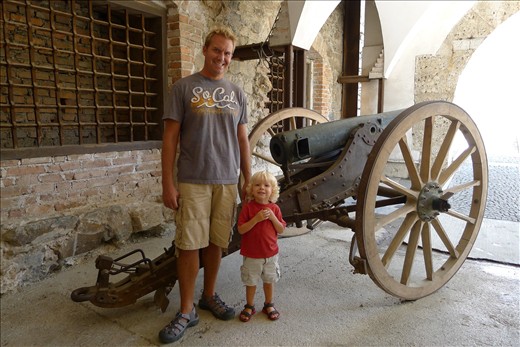 Cannon at the castle