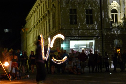 Fire dancer - a little touch of Home