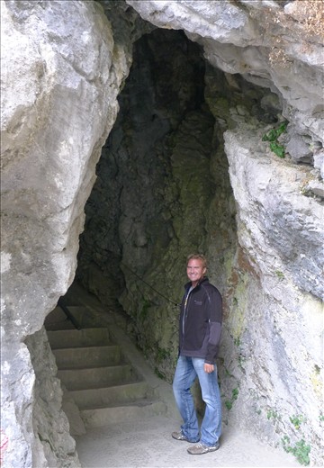 Main enterance to the original castle/cave