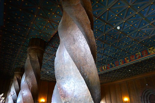 Architecture within staterooms of royals living in Fortress