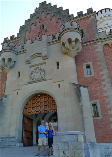 Enterance to Neuschwanstein castle 