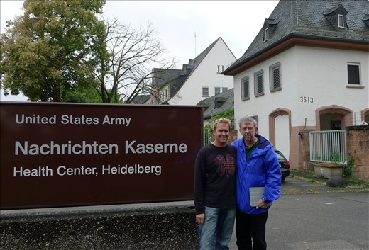 Army hospital where Chris was born - Heidelberg
