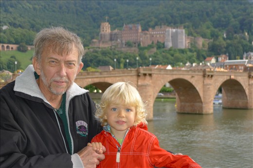 Heidelberg with Grandpa