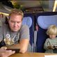 Like Father like Son - both engrossed in their electronics on train to Luxembour Views[413]