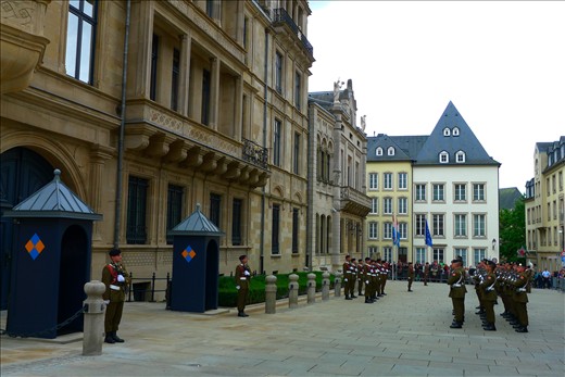 Changing of the Guard at Luxembourg Palace