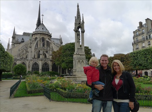 Outside Notre Dame
