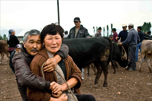 Drunk lovers,  Near Almaty, Kazakhstan
