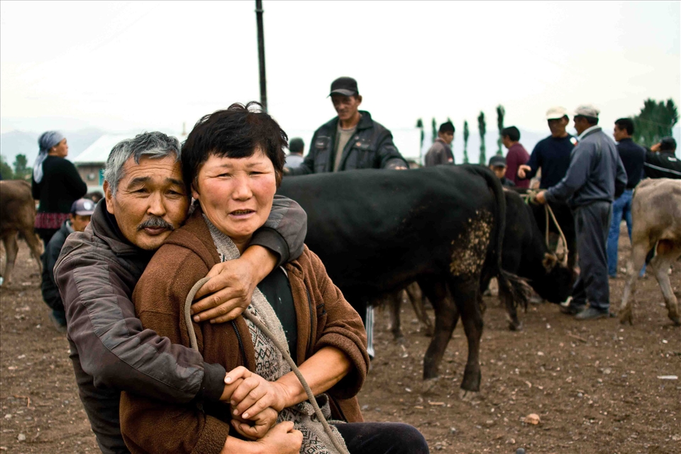 Drunk lovers,  Near Almaty, Kazakhstan
