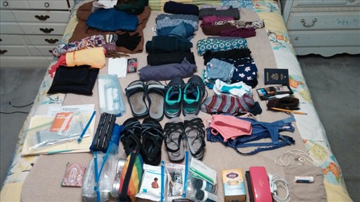 All the items that I'm taking.