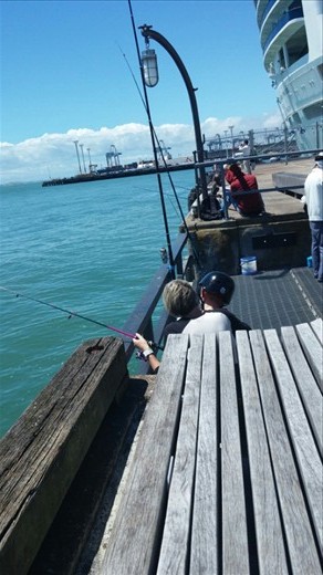 Fisherman on the pier 