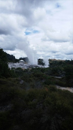 Geyser from Whaka village
