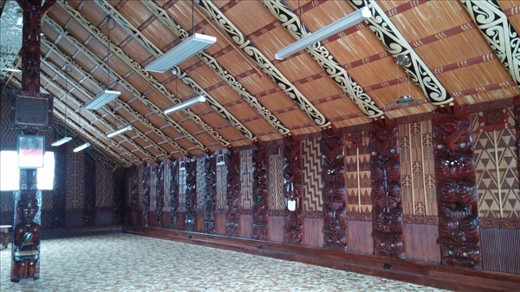 Interior of Whaka community hall