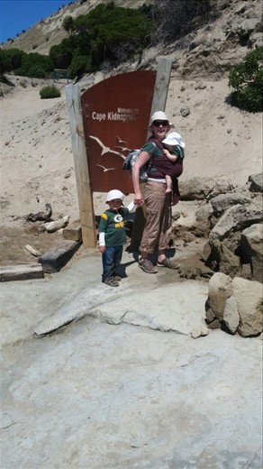 Marcia, Mick and Maggie at cape kidnappers