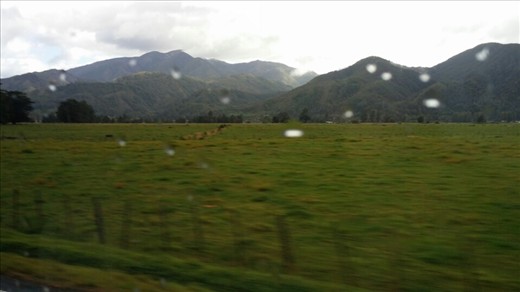 Mountains, big ones, coming into view