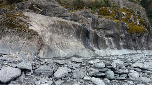 Love these rocks and how the water has rounded them.