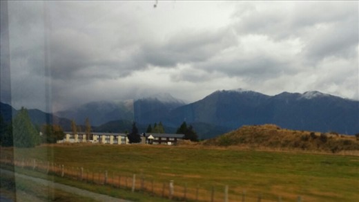 View on the way from Queenstown to Te Anau
