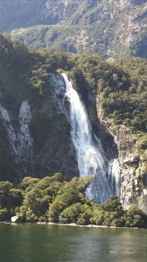 The tallest continuously flowing waterfall on the south island, I think.